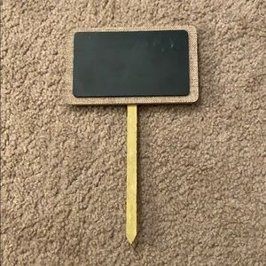 Chalk board stake